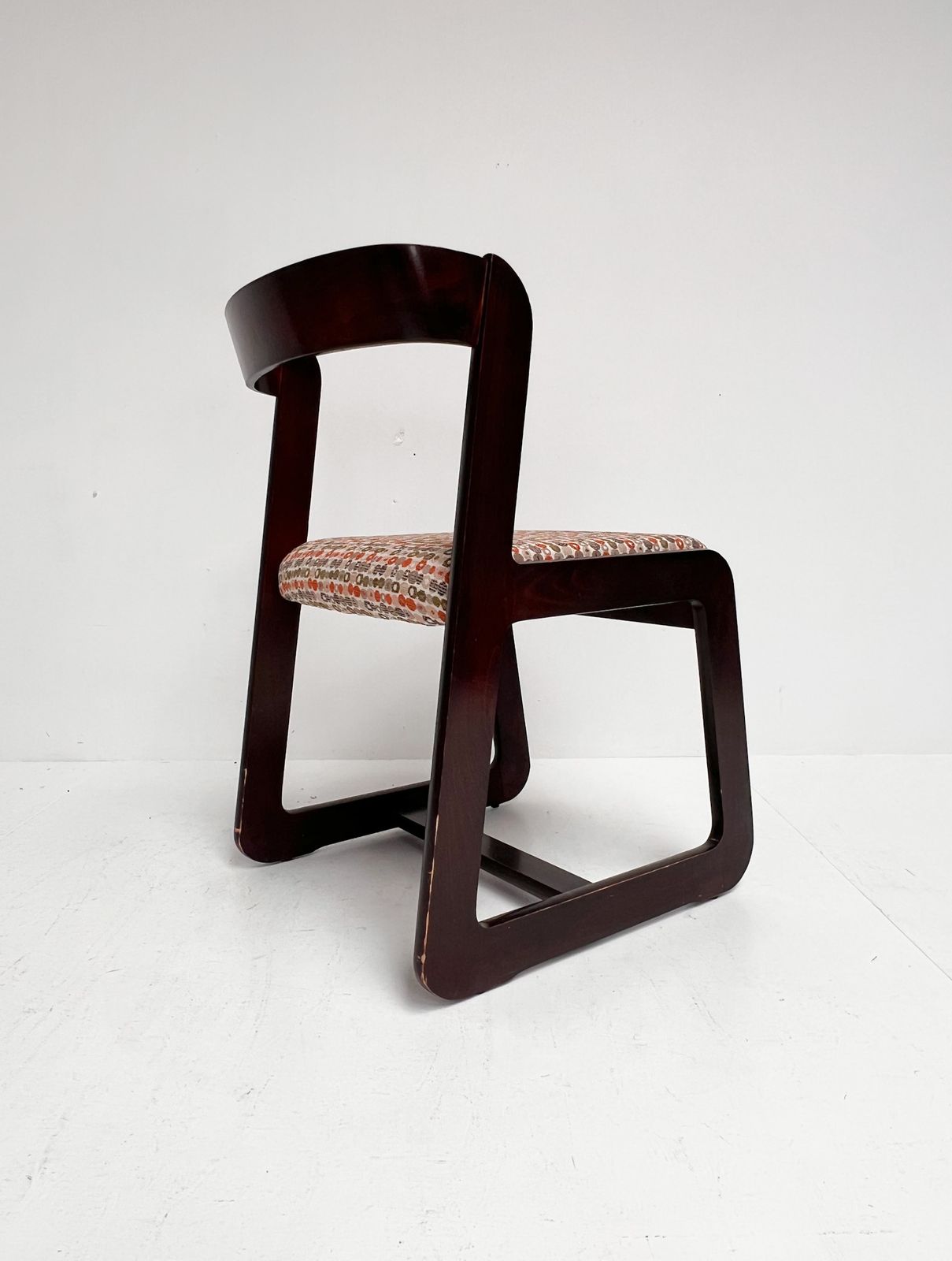 photo for sale Set Of 4 Reupholstered Chairs By Willy Rizzo, 1960s