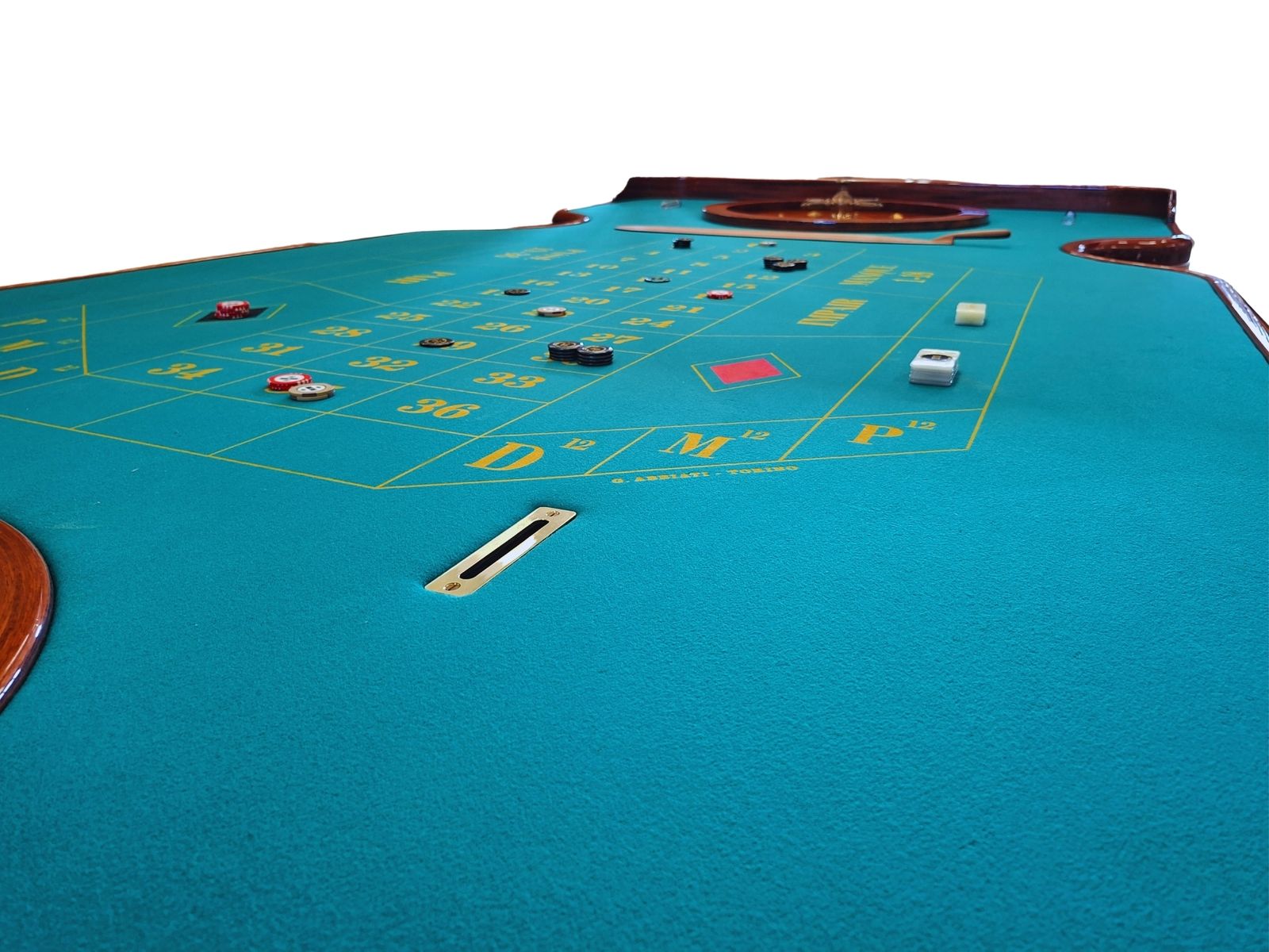 photo vintage Esclusivo Tavolo Da Roulette Originale Casinò Di Venezia