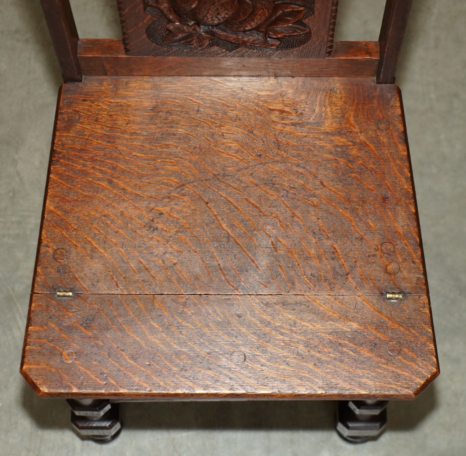 photo furniture Lovely Super Rare Antique 1882 Dated Owl Carved Metamorphic Library Steps Chair