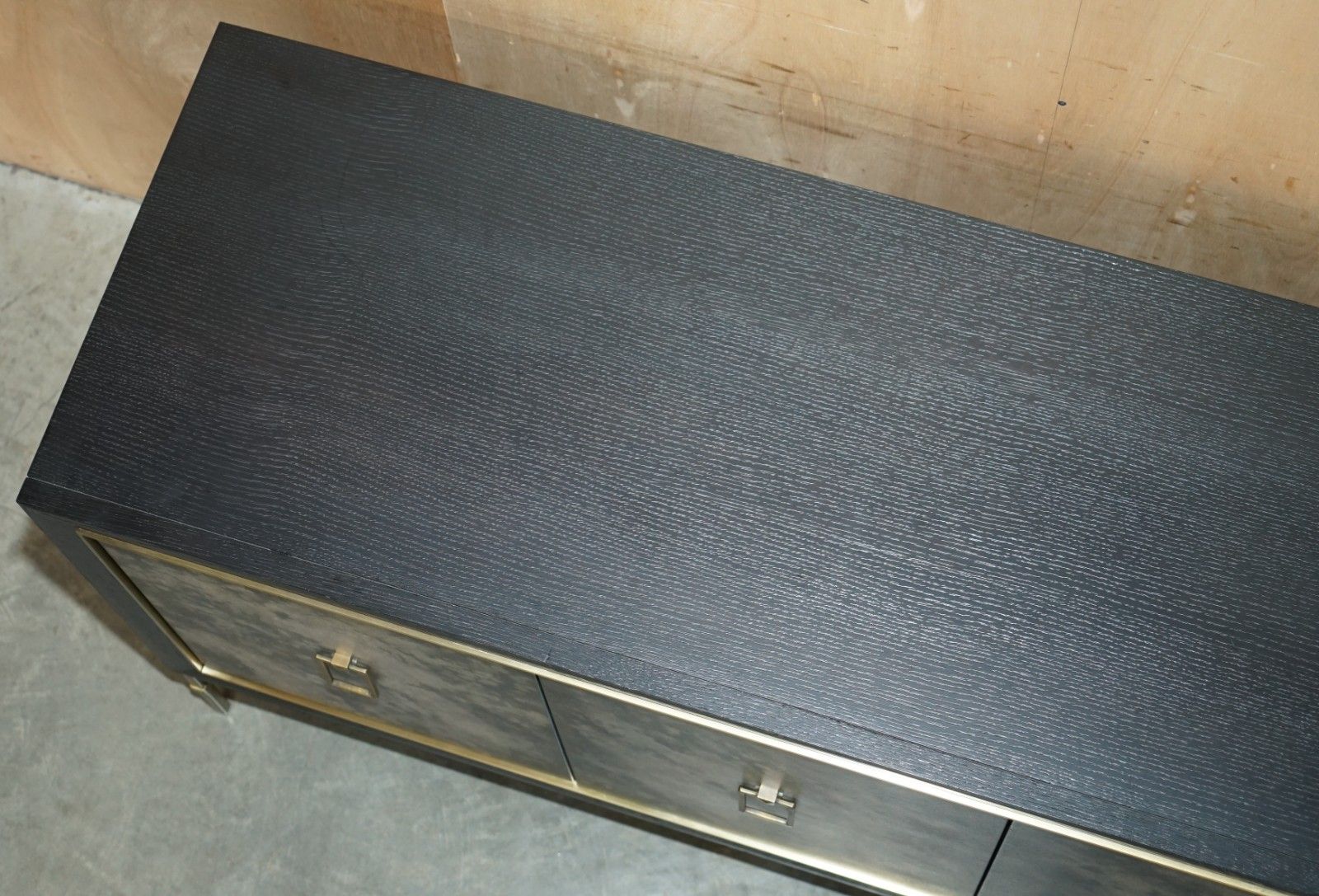 photo for sale Rrp £3095 Andrew Martin Edith Charcoal & Bronzed Sideboard Storage Drink Cabinet
