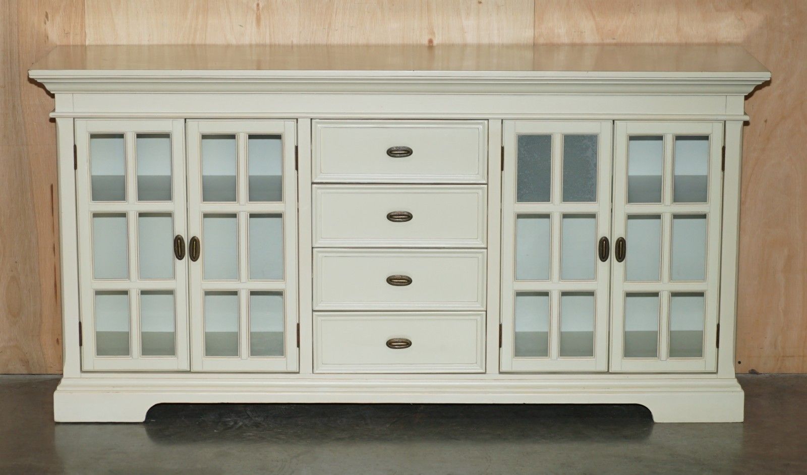 Lovely Decorative Cream French Country Display Cabinet Cupboard Sideboard photo furniture