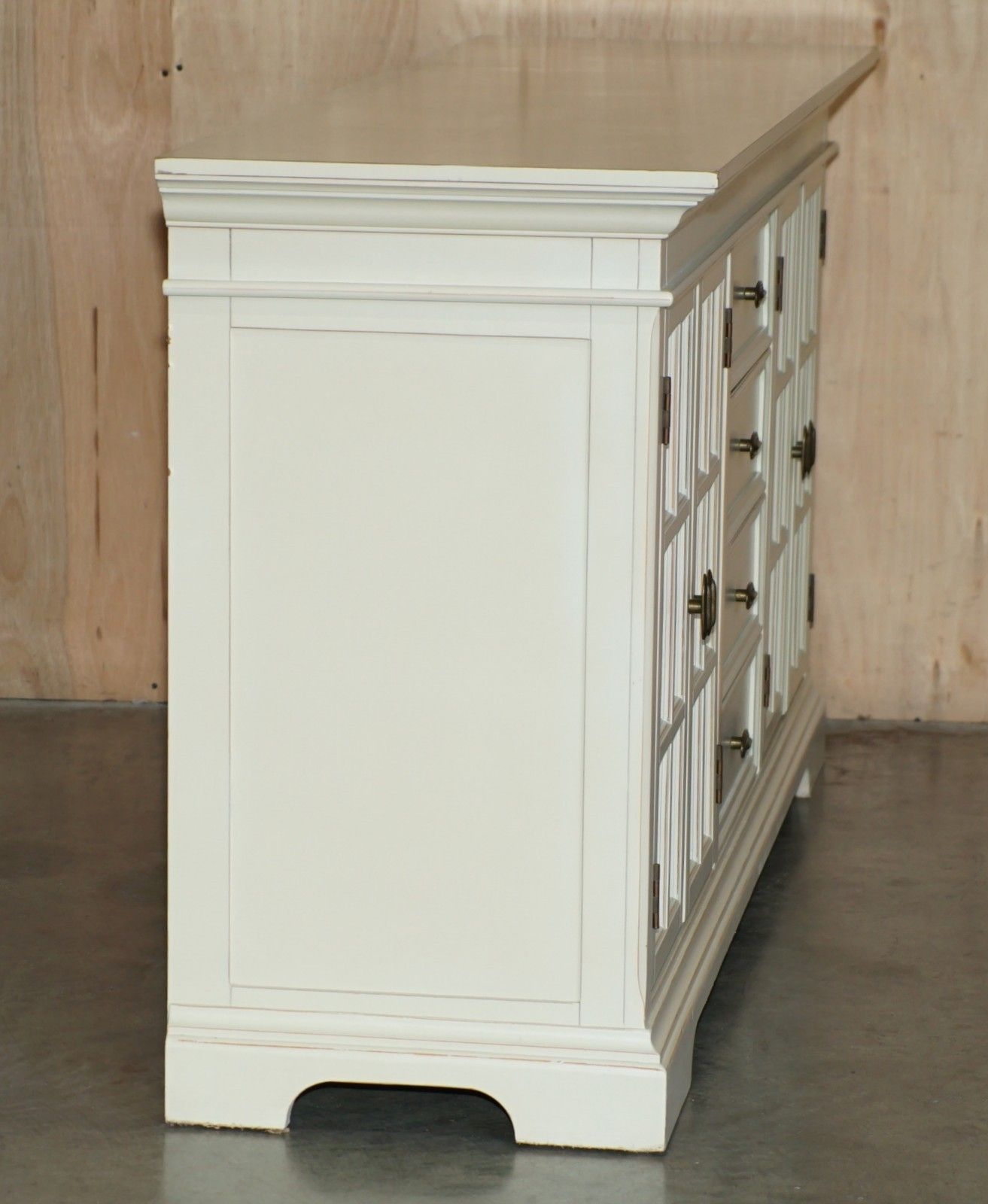 photo for sale Lovely Decorative Cream French Country Display Cabinet Cupboard Sideboard