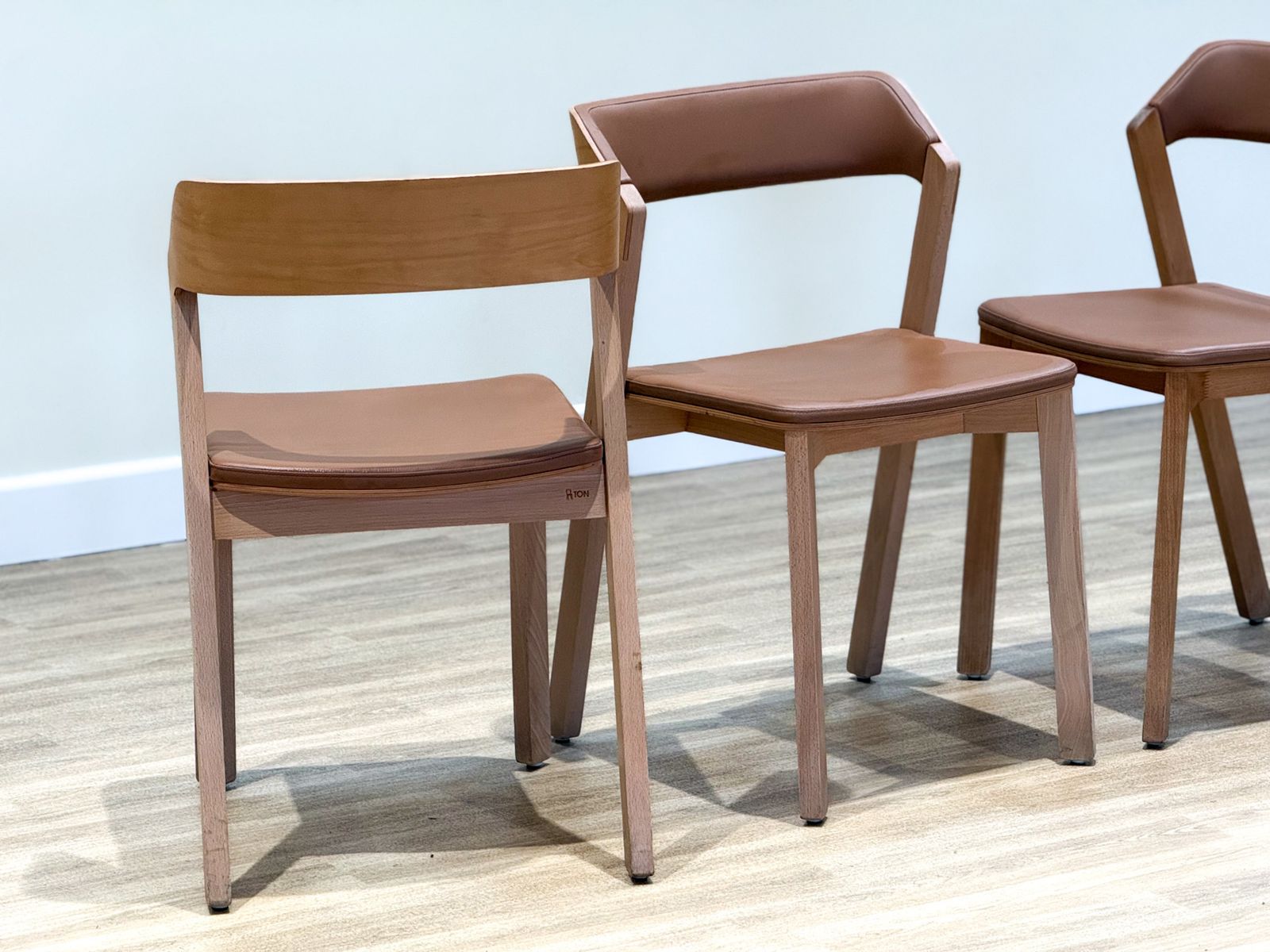 Set Of Four Merano Chairs In Beech By Alexander Gufler For Ton photo Furniture