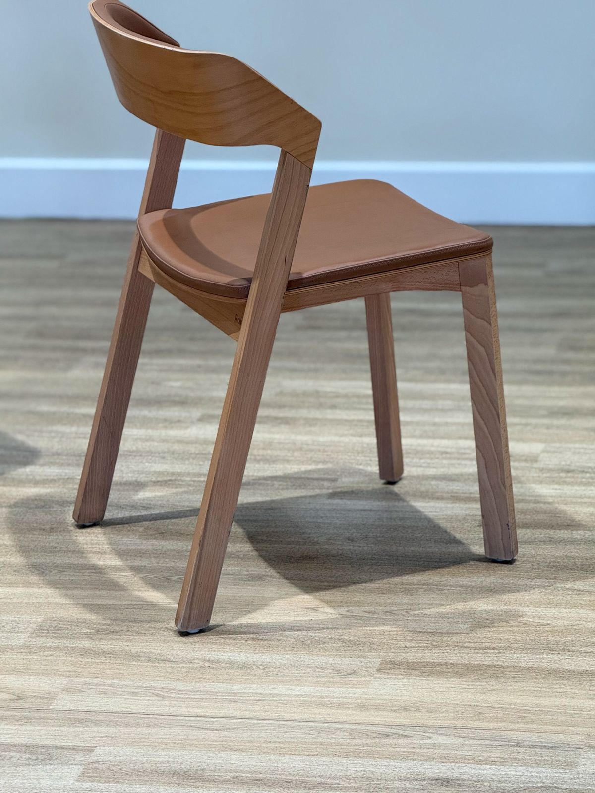 photo for sale Set Of Four Merano Chairs In Beech By Alexander Gufler For Ton