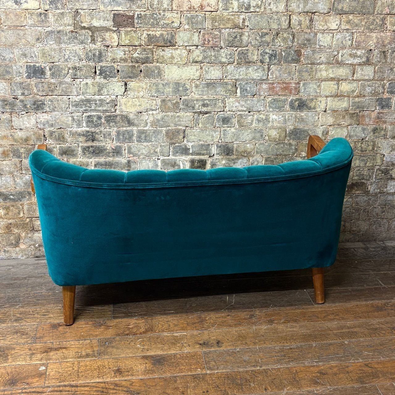 Mid Century Curved Back Sofa photo 360.0