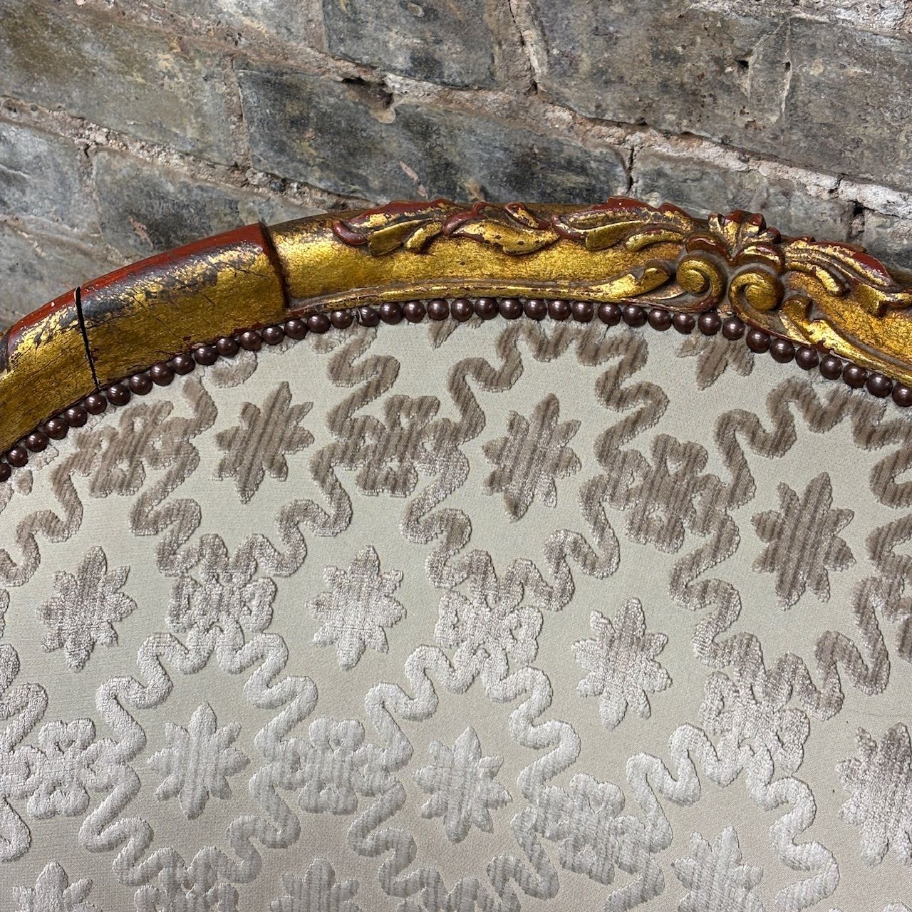 Pair Of Giltwood Louis XV Style Bergère Armchairs photo 473.0
