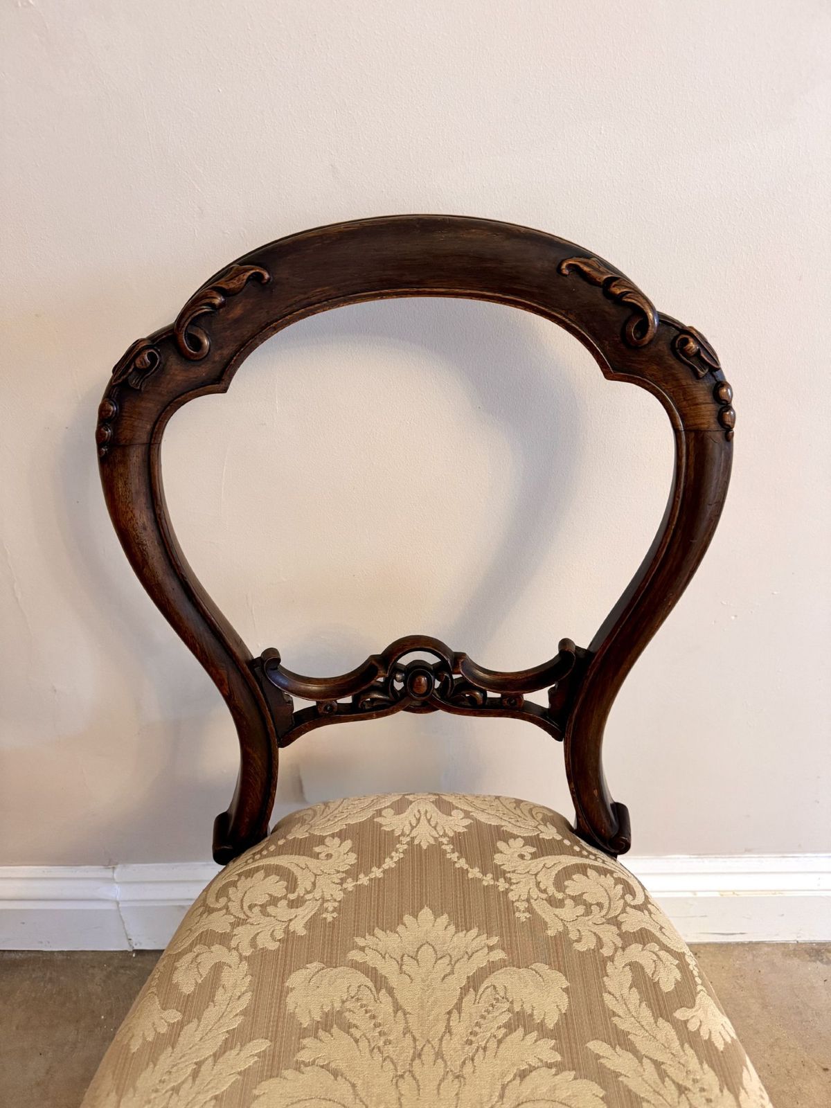 Quality Set Of Six Victorian Rosewood Dining Chairs photo for sale