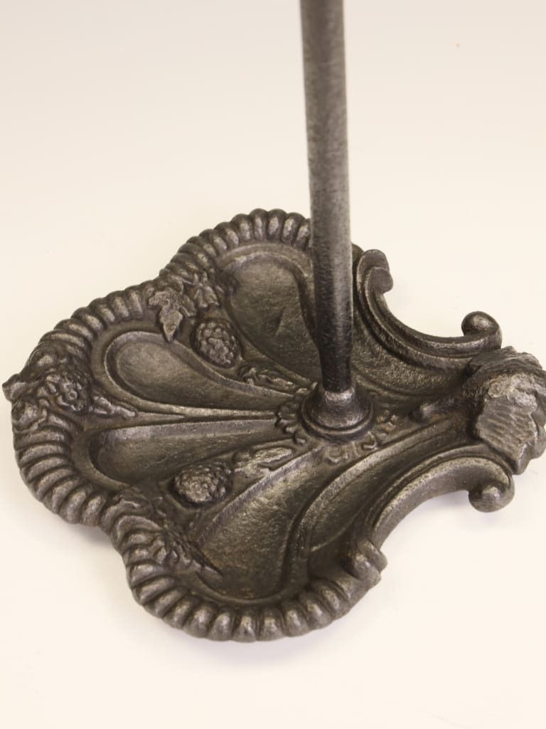 Victorian Cast Iron Fireside Stick Stand With Naturalistic Bird Motif photo for sale