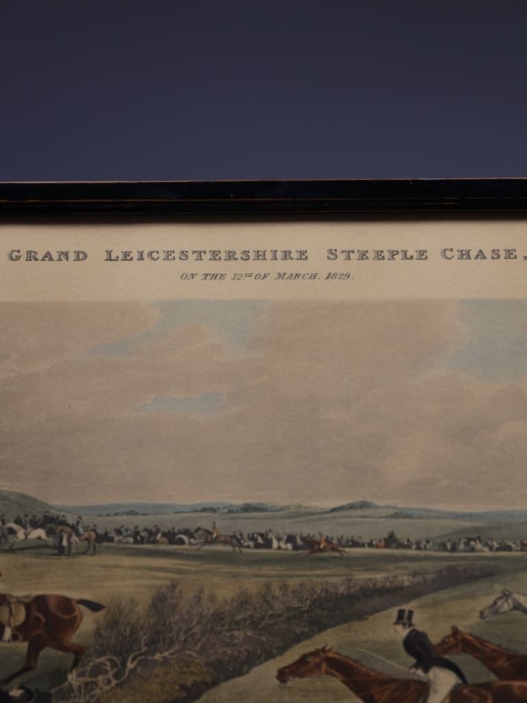 photo vinterior Grand Leicestershire Steeple Chase: "The Climax Of Disaster" By Alken & Bentley, 1830