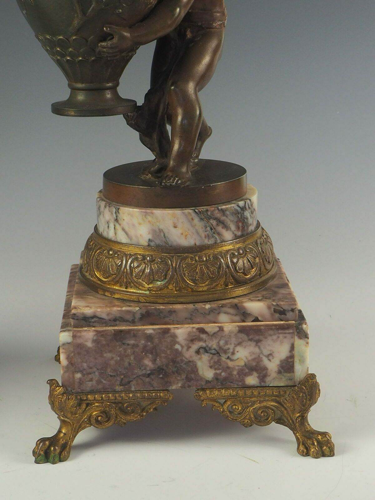 Pair Of 19th Century French Cherubs ‘Putti’ Flower Vases photo vinterior