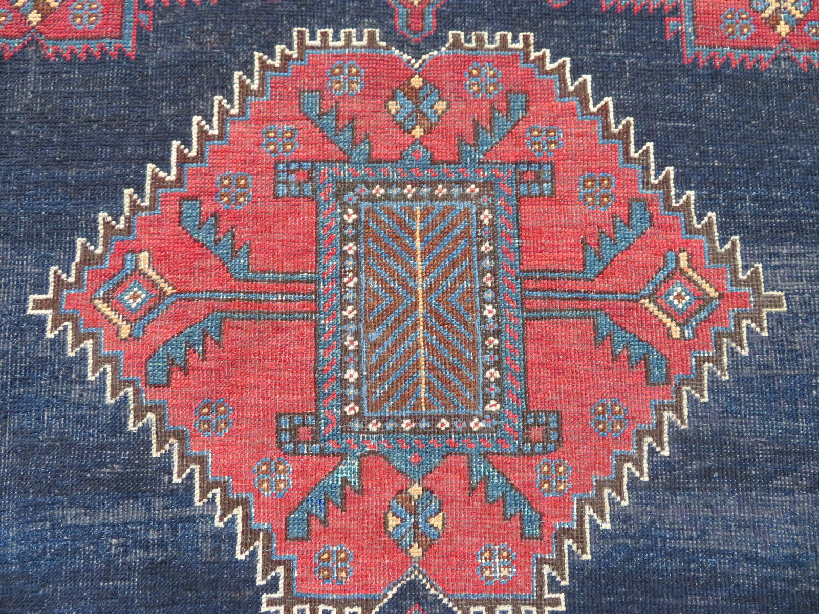 Antique Tribal Rug. 132cm X 114cm. photo for sale