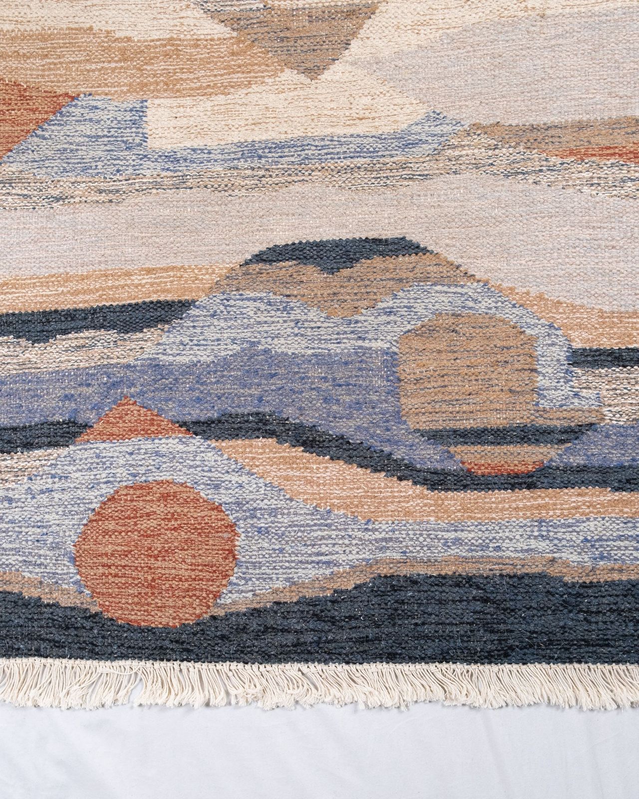 Modern Oriental Kilims, Landscape photo vintage