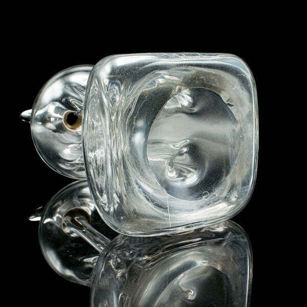 photo furniture Antique Spirit Decanter, English, Glass, Silver, Port, Brandy Bottle, Edwardian