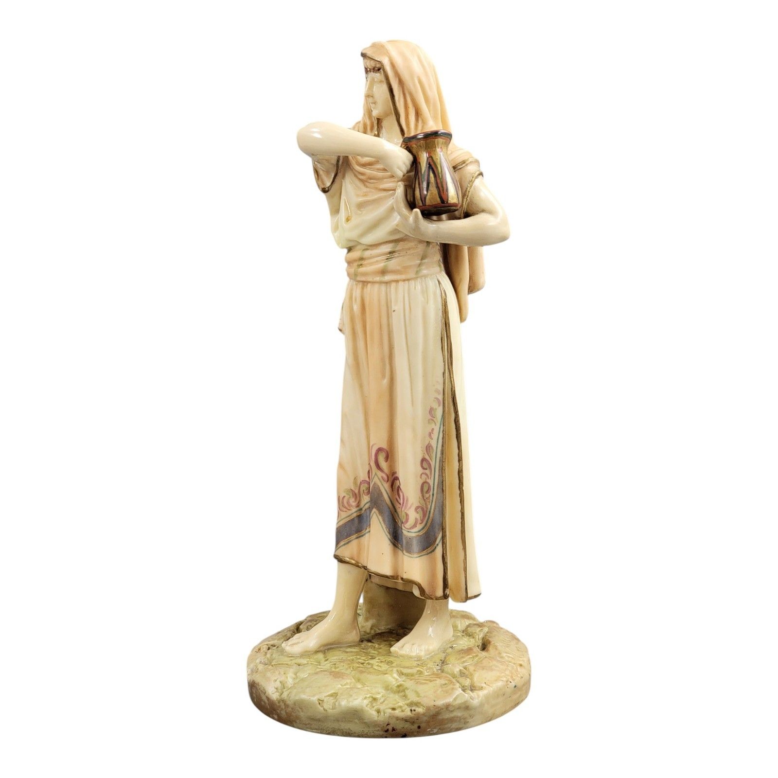 Royal Worcester Sculptural Egyptian Woman, Modelled By James Hadley, 1895 photo furniture