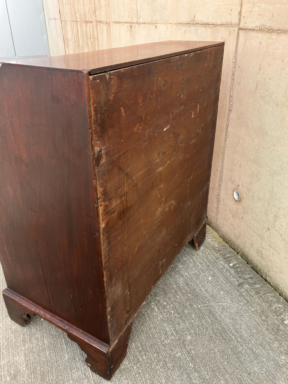 photo vintage Victorian Mahogany Fall Front Secretaire Desk, Antique, 1890