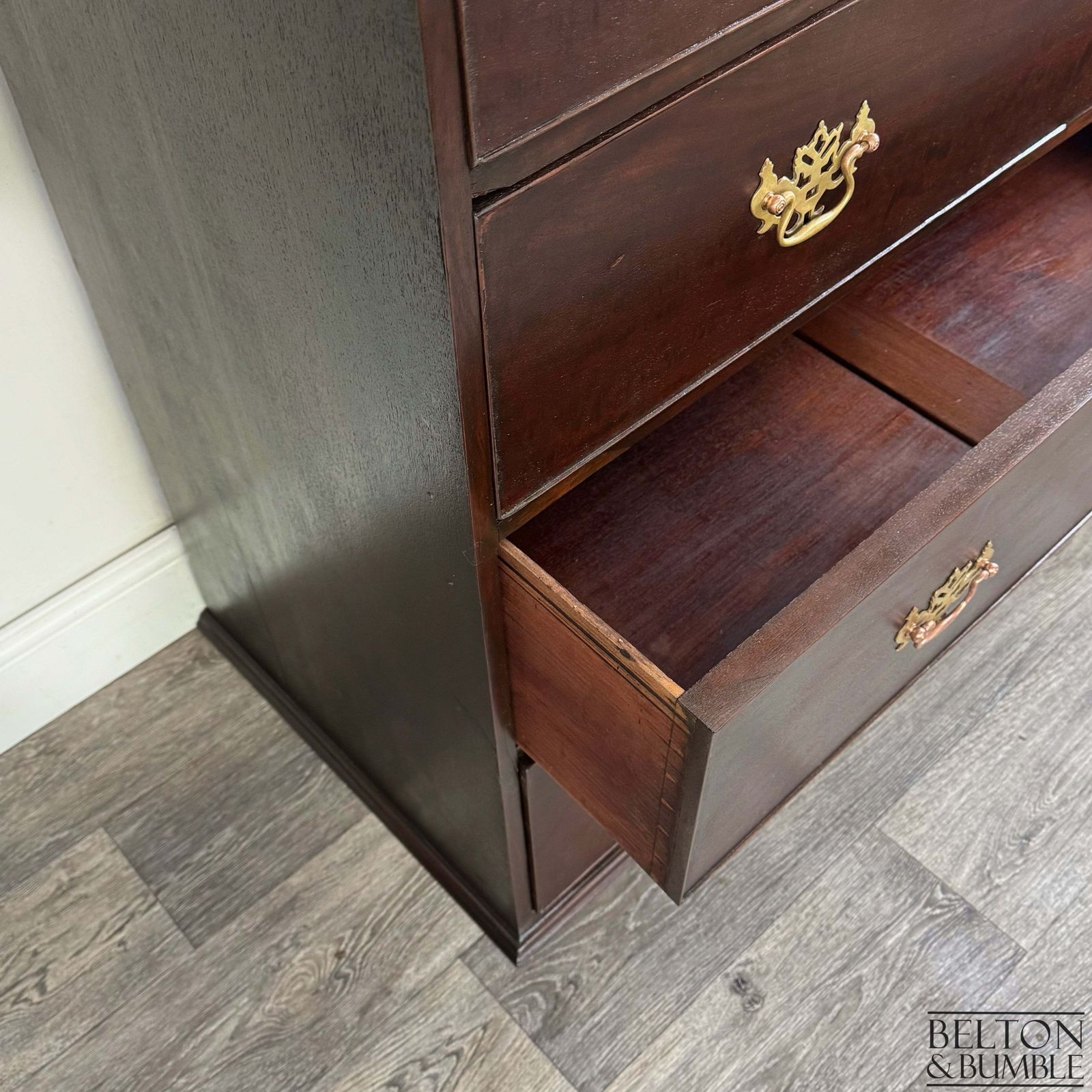 Antique Style Solid Wood Chest Of Drawers In Mahogany And Walnut photo buy