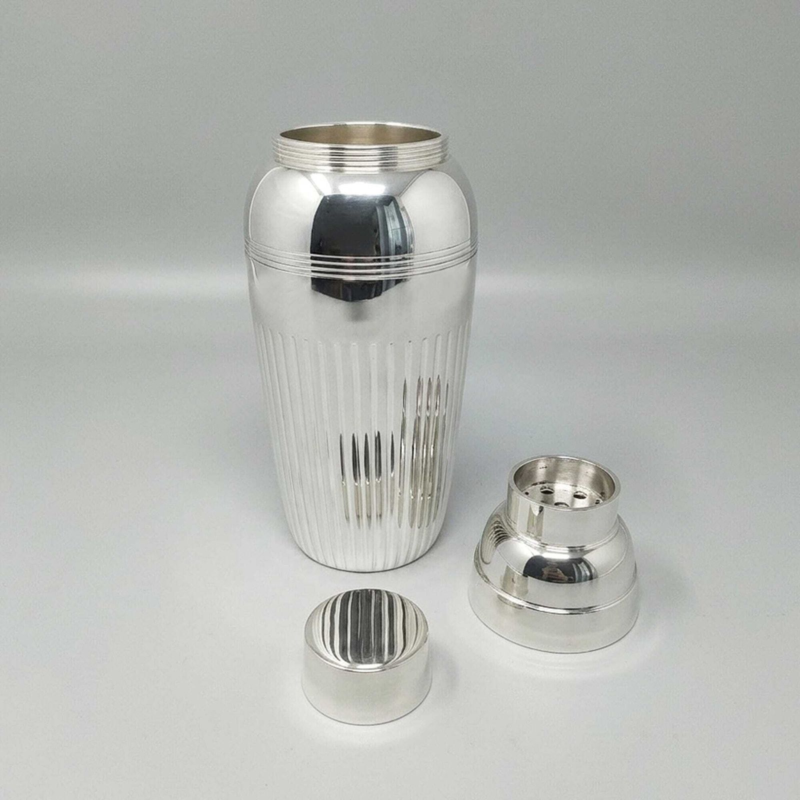 1930s Art Deco Jordan "Sheffield Collection" Silver Plated Cocktail Shaker. Made In England photo 450.0