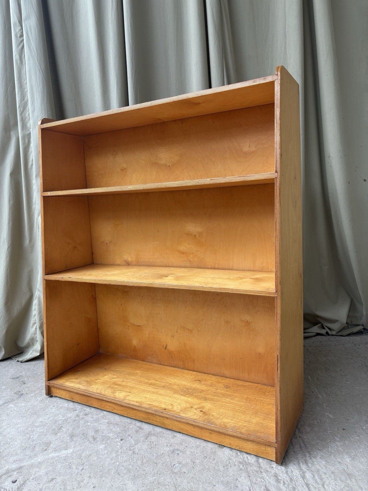 Vtg Late Mid Century Freestanding Bookcase  Scandi Danish Retro R1131 photo Furniture