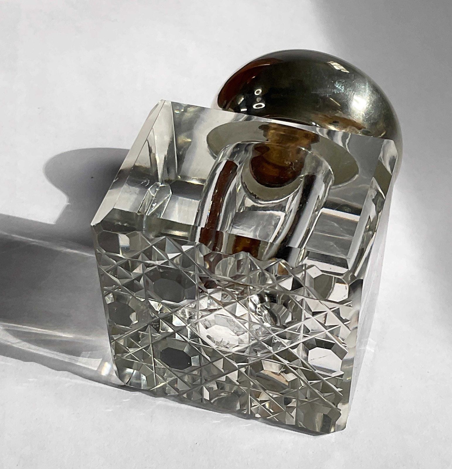 photo furniture Victorian Gentleman's Time Capsule Stationery Box Complete With Silver And Cut Glass Inkwell And Many Other Accessories.