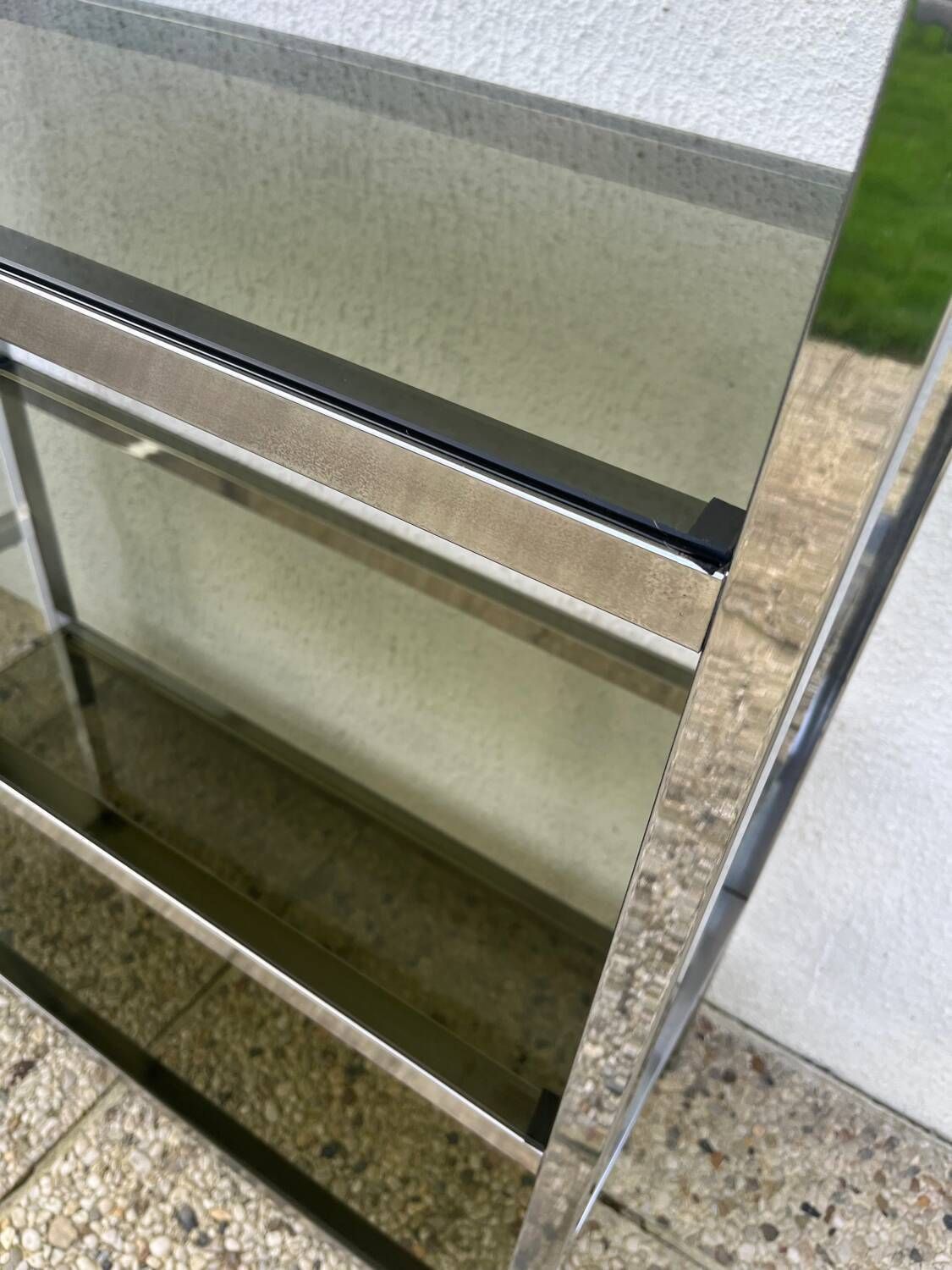 Chrome Shelf With Smoked Glass photo 259.0