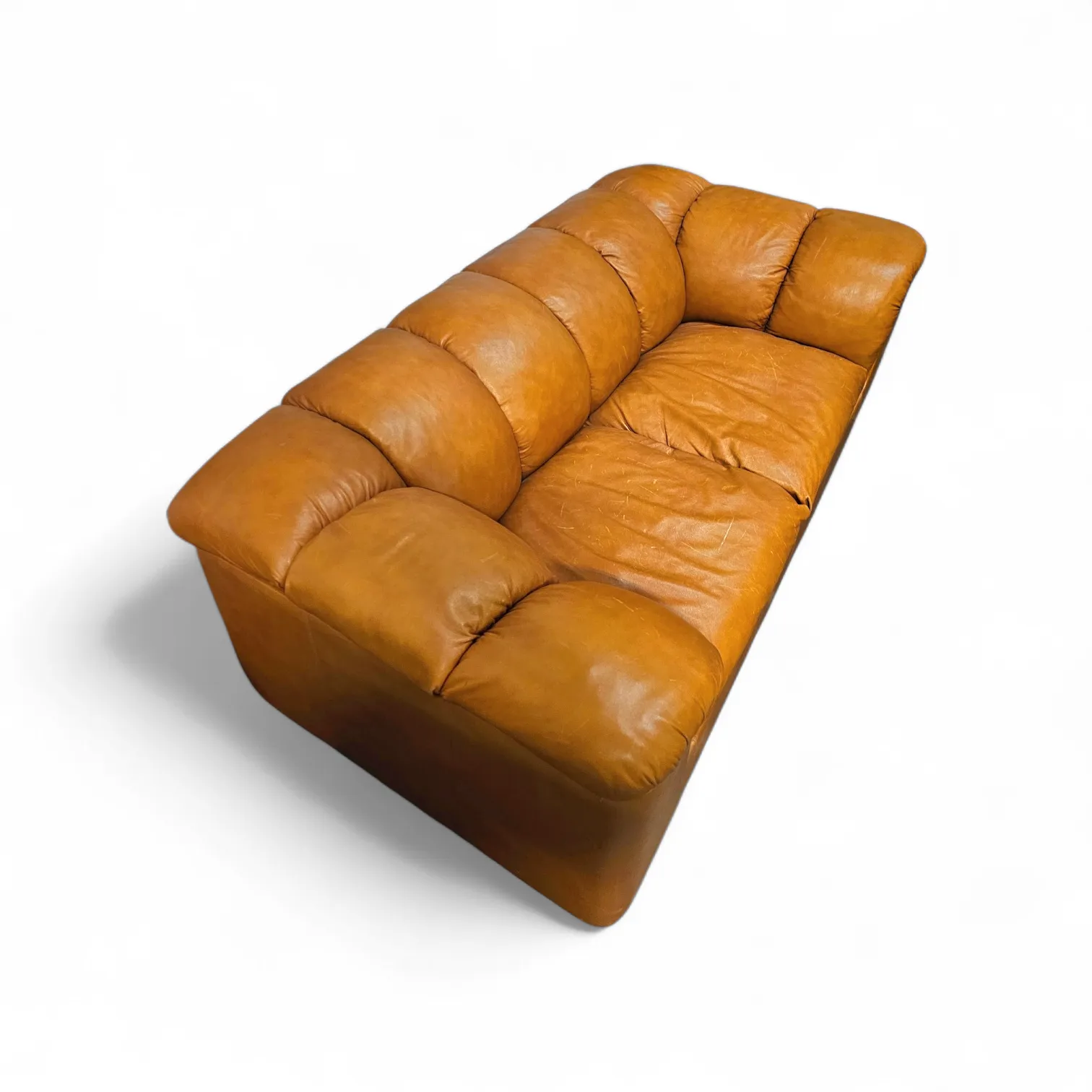 Rare Two Seater Sofa Poltrona Frau / Italian Design By Franco Bresciani / Model Cocker / 1970s / photo Furniture