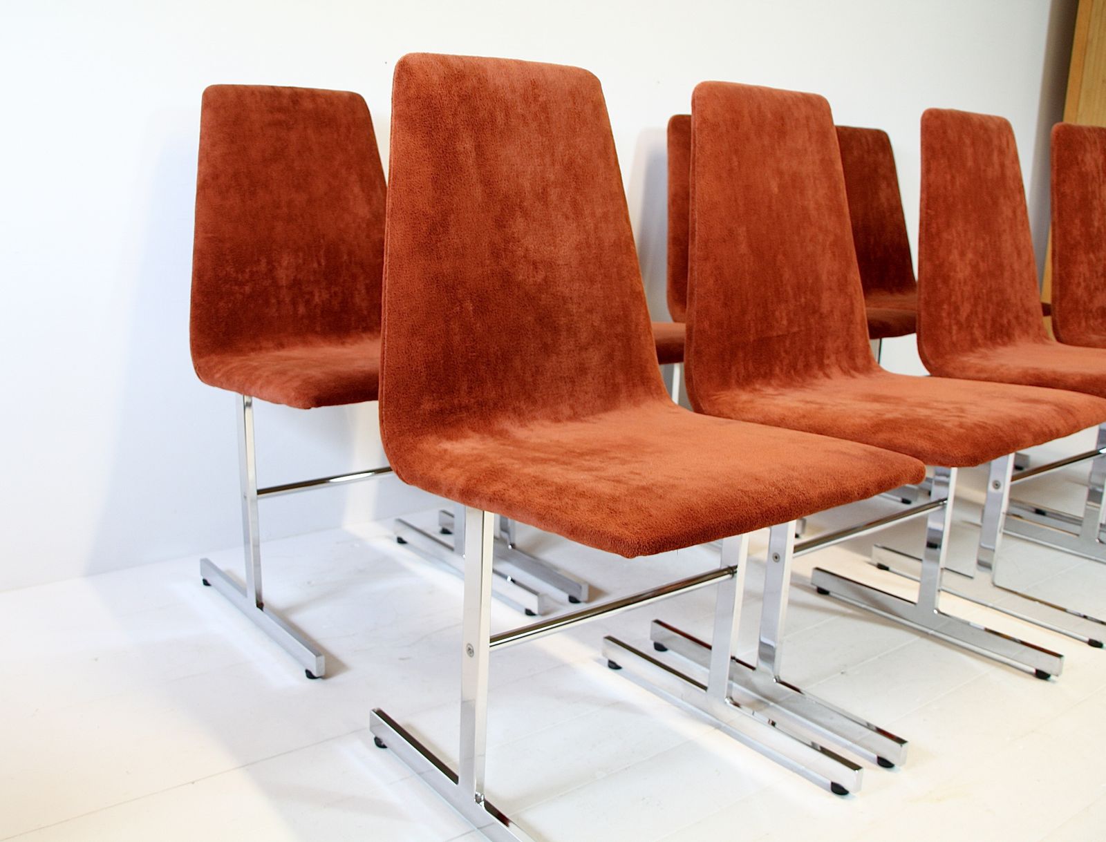8 Vintage Lisse Dining Chairs By Tim Bates For Pieff 1970s photo Furniture