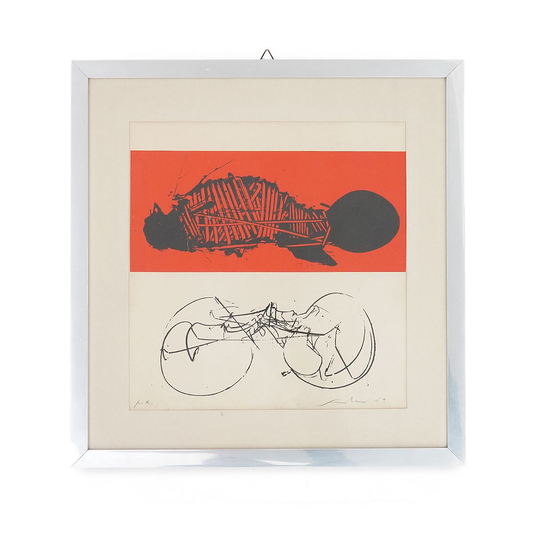 Emilio Scanavino, Silkscreen, Artist's Proof, 1969 photo furniture