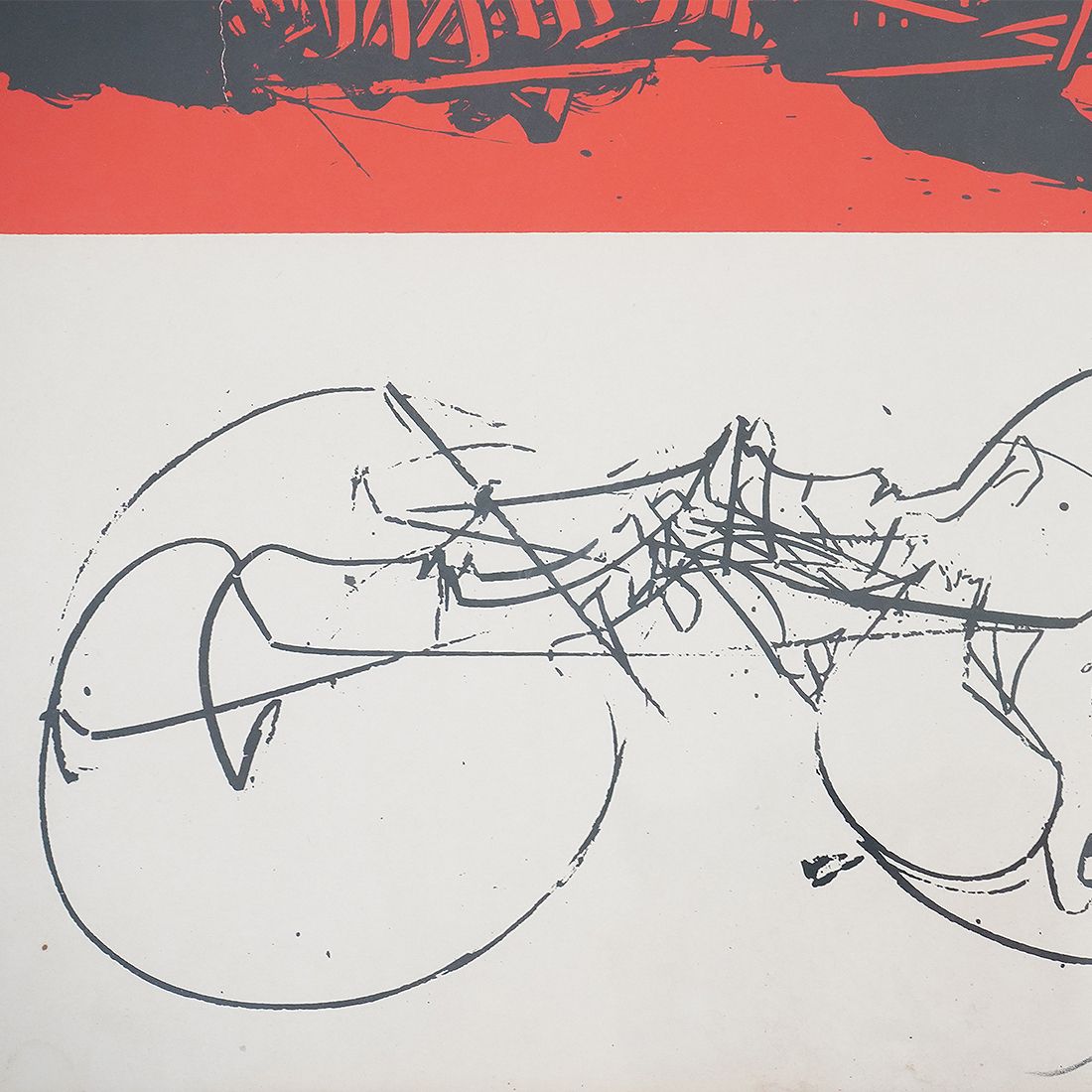 photo furniture Emilio Scanavino, Silkscreen, Artist's Proof, 1969