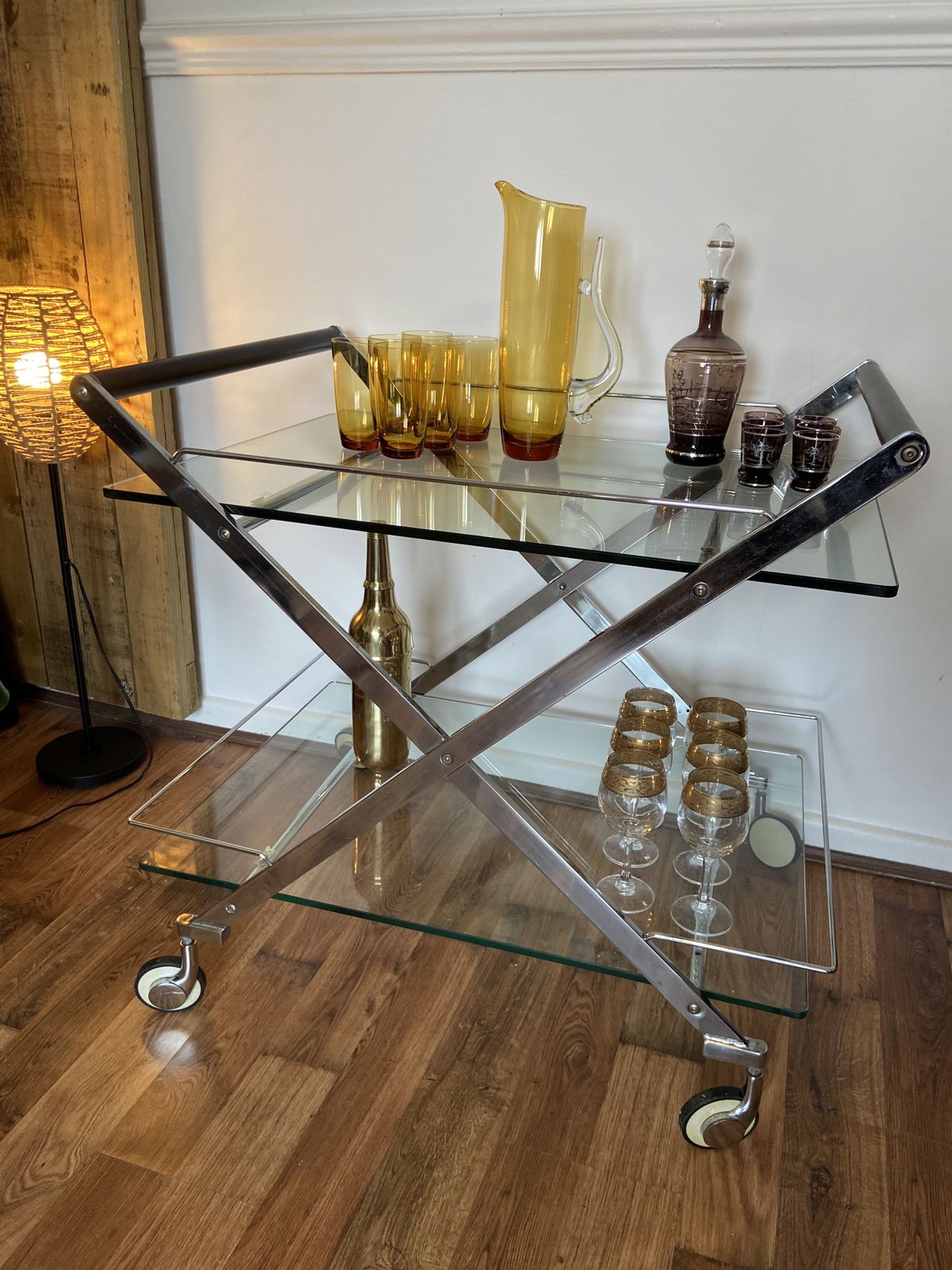 Vintage 1980’s Gallotti And Radice ‘Mister’ Drinks Bar Trolley