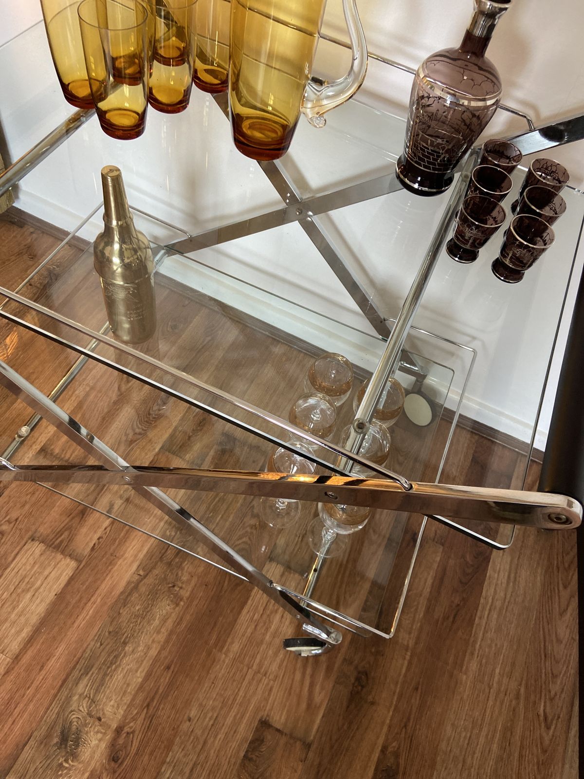 Vintage 1980’s Gallotti And Radice ‘Mister’ Drinks Bar Trolley photo furniture