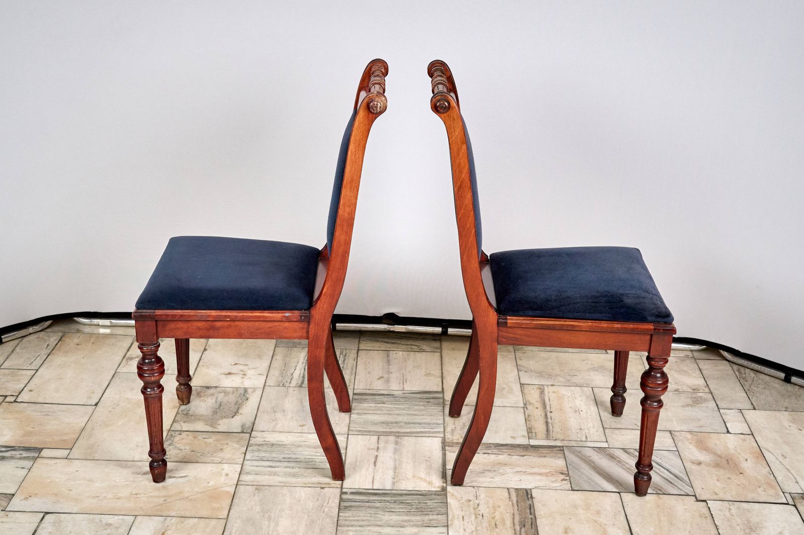 Set Of 2 Eclectic Style Chairs Fameg Radomsko, 1970s/80s photo buy