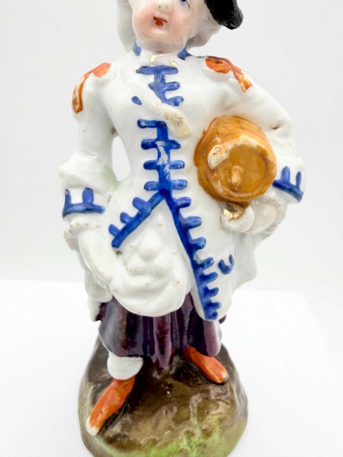 Antique Dresden Sailor Figurine, Hand Painted German Figurine, Collectible European Figurine photo 85.0