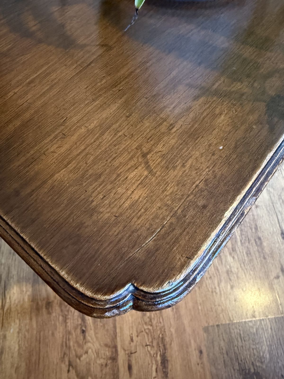Antique Mahogany Side Table – Original Factory Stamped (2302) photo vinterior