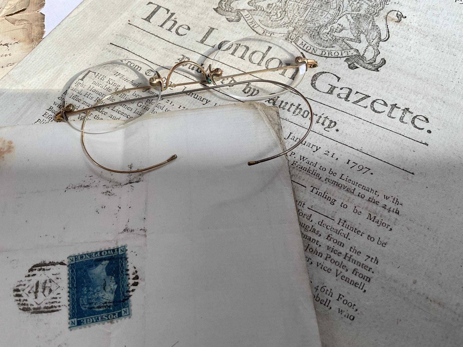 Army And Navy Officer's Stationery Cabinet – Estate Archive Featuring 1774 Chapone Volumes & Penny Blue photo 405.0