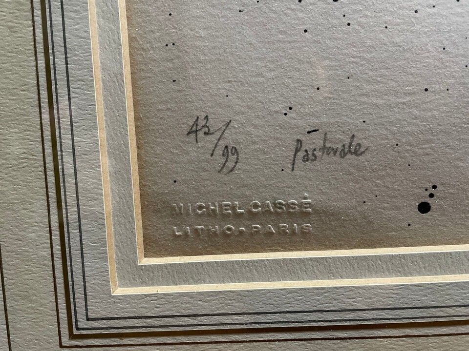 Ronald Searle Pastorale Original Lithograph Signed And Numbered In Pencil 43/99 photo for sale