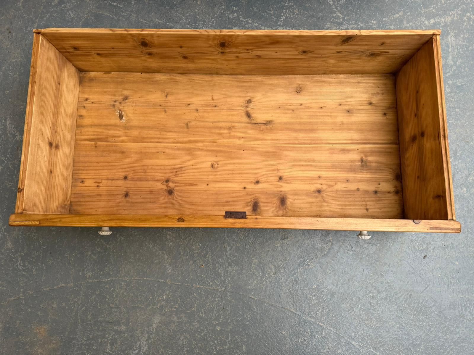 A Pretty Antique Pine Genuine Hungarian Waxed 3 Drawer Chest Of Drawers photo vintage