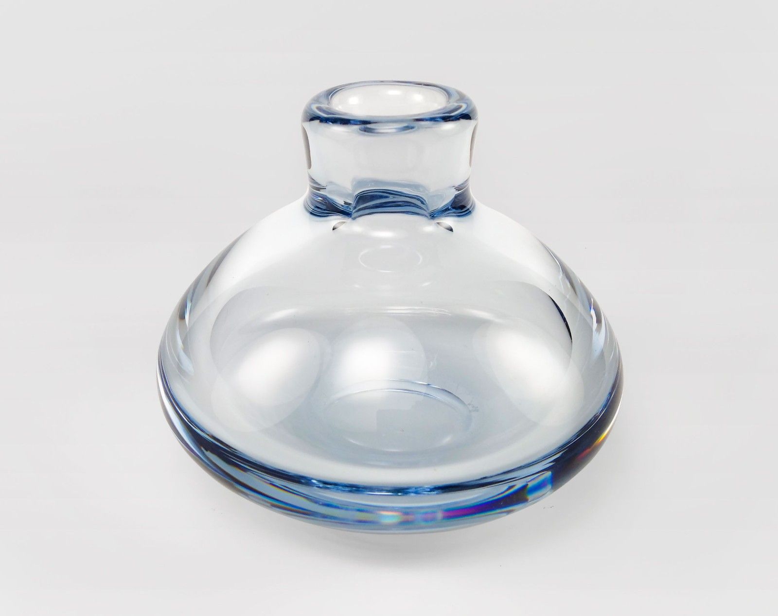 Holmegaard Per Lutken Uncatalogued / Experimental Akva Blue Vase Signed 1970s photo furniture