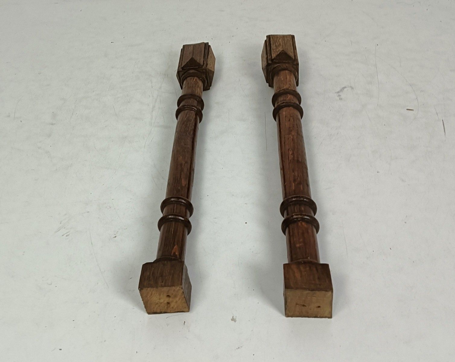 Couple  Hand Carved Wood Reclaimed Corbels Architectural Finial Salvaged Antique photo Home Decor