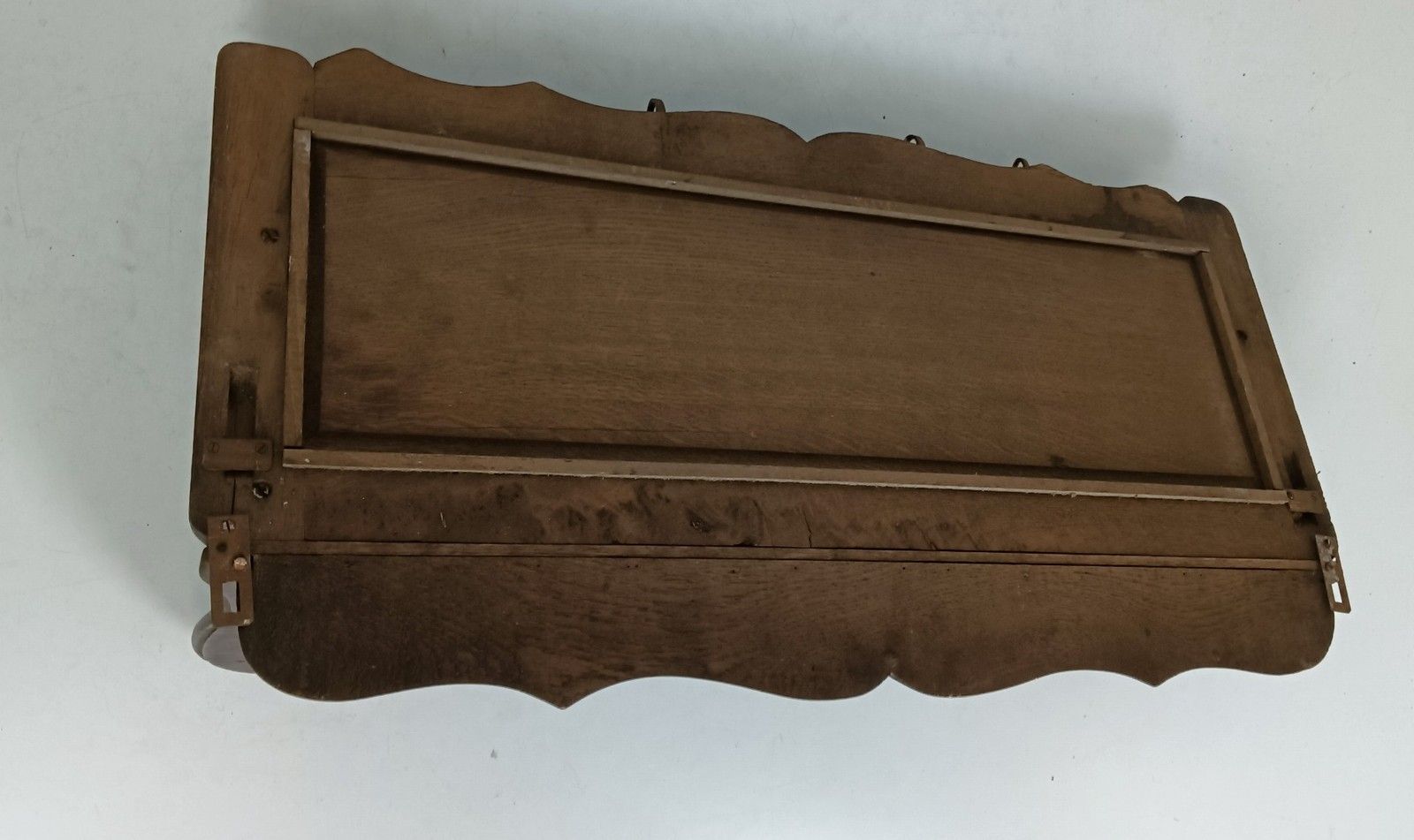 photo furniture Large Coat Hat Rack Vintage Wall Hanging Carved Ornate Dark Wood