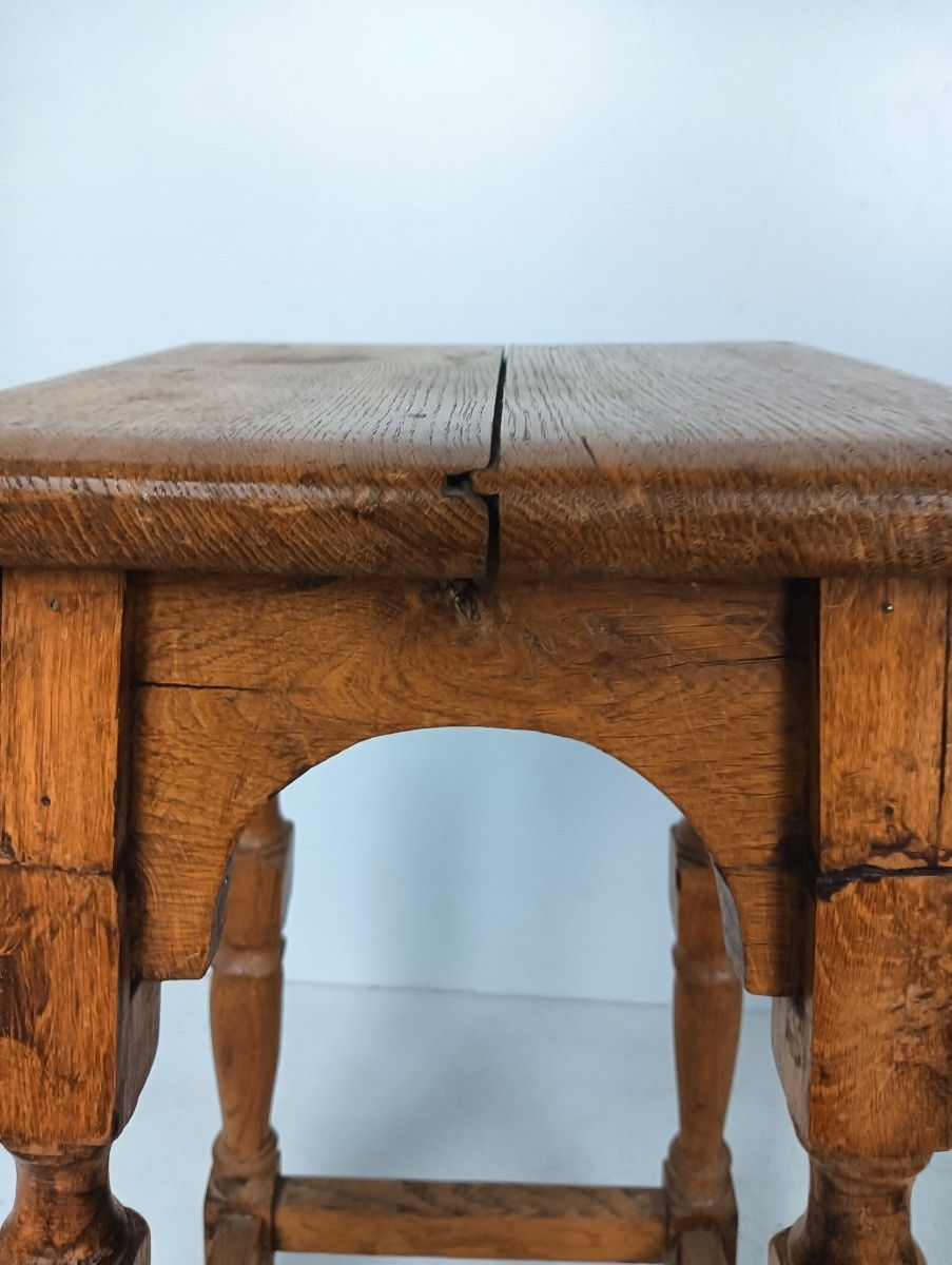 Antique Barn Style Plant Stand Pedestal Side Table Carved Wood Rustic photo 291.0