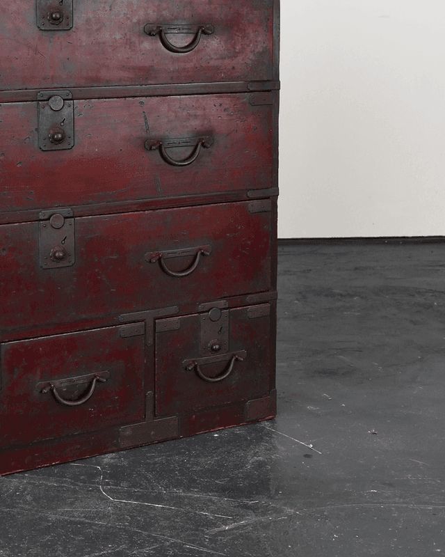Early Meiji Period Japanese Tansu Cabinet/Chest Of Drawers photo for sale