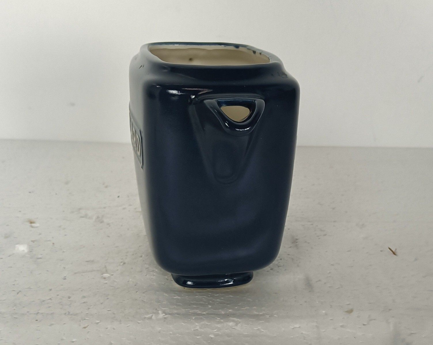 Large Blue Ricard Pitcher Ceramic France French Authentic Apero Pastis  Collecto photo furniture
