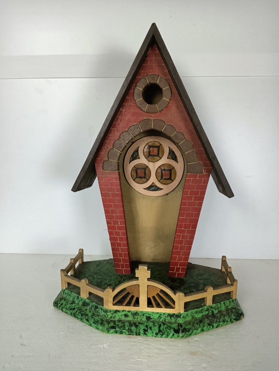 Folk Art Vintage Hand Made Chapel Niche For Statue 1951 photo furniture