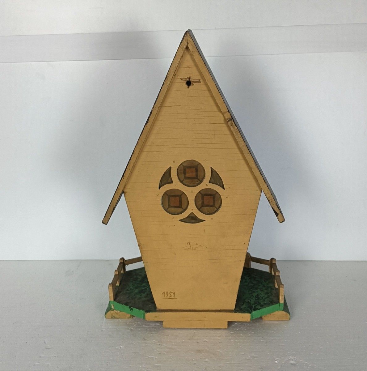 photo for sale Folk Art Vintage Hand Made Chapel Niche For Statue 1951