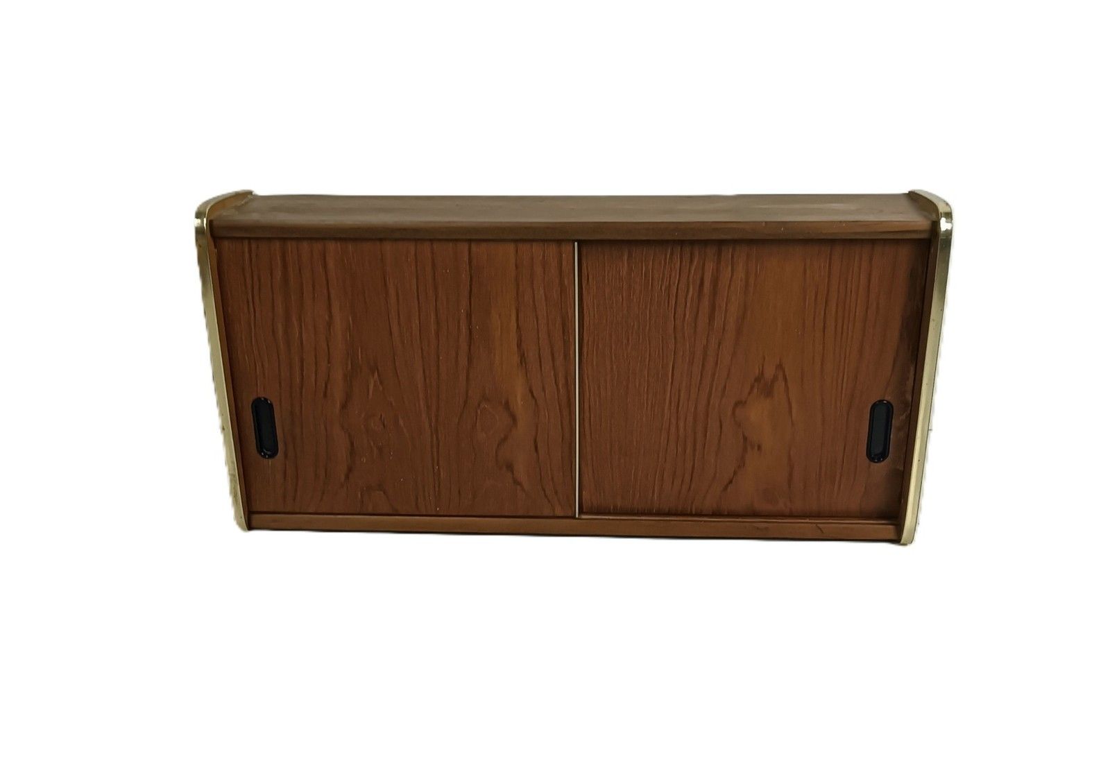Vintage Mid Century Scandinavian Style Teak Wood Messing Medicine Apothecary Cab photo furniture