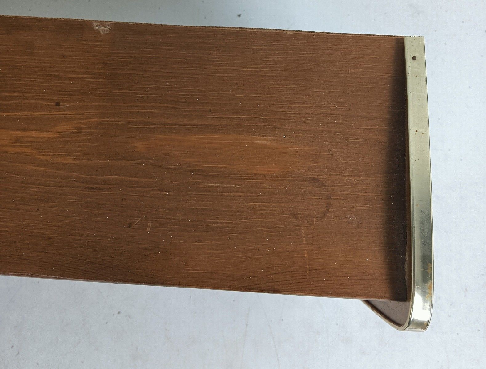 Vintage Mid Century Scandinavian Style Teak Wood Messing Medicine Apothecary Cab photo vinterior