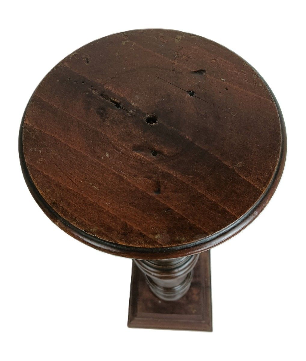 Art Nouveau Church Altar Pedestal Plant Stand Wooden Pulpit Lectern Antique Pill photo 358.0