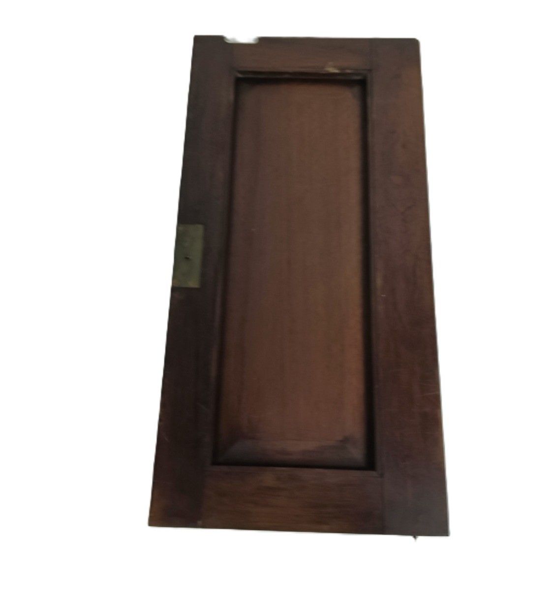 Small Door Panel Carved Wood Antique Pediment Reclaimed Architectural Salvaged photo vinterior
