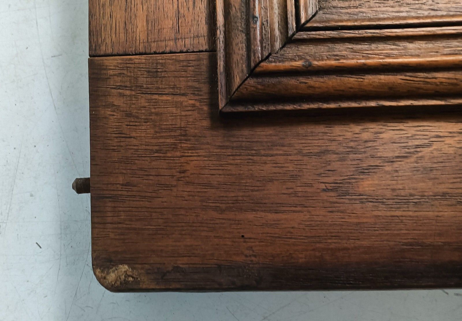 Small Door Panel Carved Wood Antique Pediment Reclaimed Architectural Salvaged photo buy