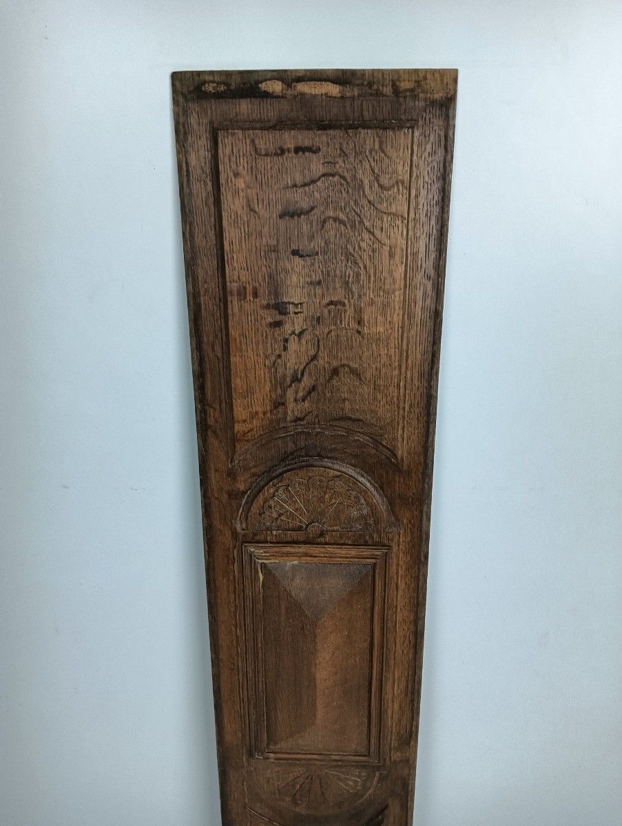 Antique Large Carved Wooden Panel Pediment Architectural Salvaged photo for sale